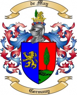 de May Family Crest from Germany