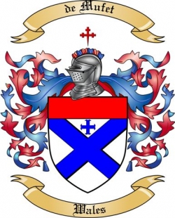 de Mufet Family Crest from Wales