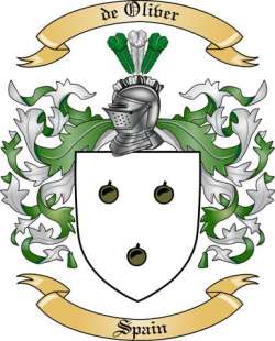 de Oliver Family Crest from Spain