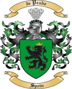 de Prado Family Crest from Spain