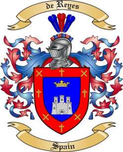 de Reyes Family Crest from Spain