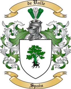 de Valle Family Crest from Spain