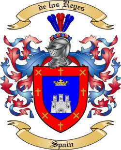 de los Reyes Family Crest from Spain