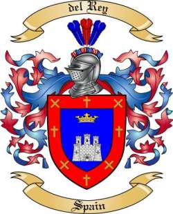 del Rey Family Crest from Spain