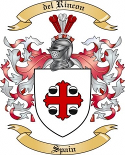 del Rincon Family Crest from Spain