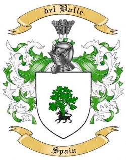 del Valle Family Crest from Spain