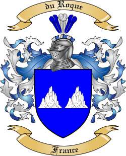 du Roque Family Crest from France