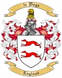 le Doge Family Crest from England