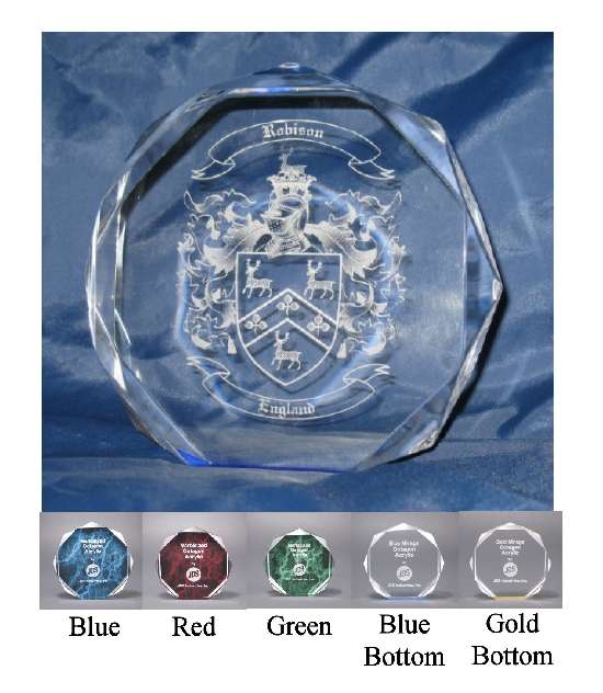 Family Crest Paperweight 