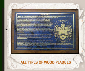 All Types of Wood Plaques
