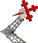 Simplistic Cross 17 Arm Embowed in Armour