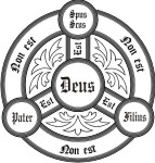 Simplistic Religious Symbol 14 Trinity Shield