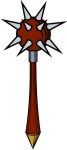 Simplistic Weapon 10 Mace Spiked